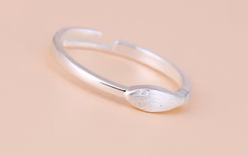 925 Silverpläterad Mode Ringar