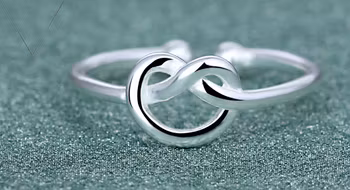 925 Silverpläterad Mode Ringar
