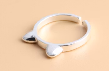 925 Silverpläterad Mode Ringar