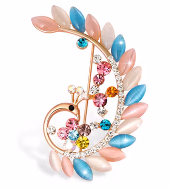 Vackra Strass Brosch