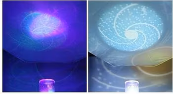 LED Projektor / 7 färgstark nattljus