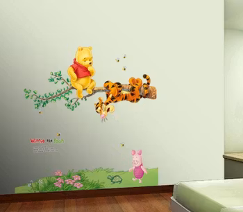 Nalle Puh Väggdekor Wallsticker