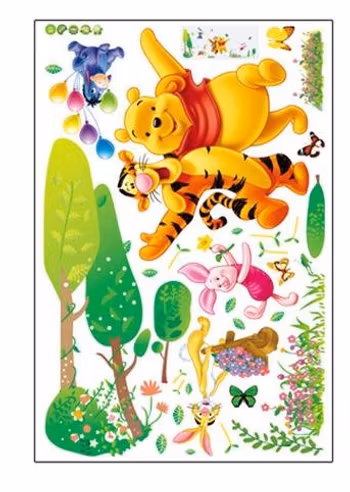 Nalle Puh Väggdekor Wallsticker