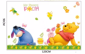 Nalle Puh Väggdekor Wallsticker - Barnrummet Väggklistermärken
