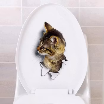 3D Katt Sticker / Väggklistermärken