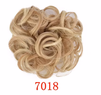 Scrunchie Hårbit Lockigt Vågig
