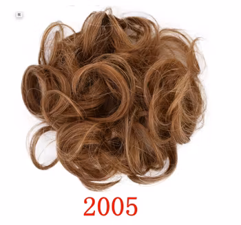 Scrunchie Hårbit Lockigt Vågig