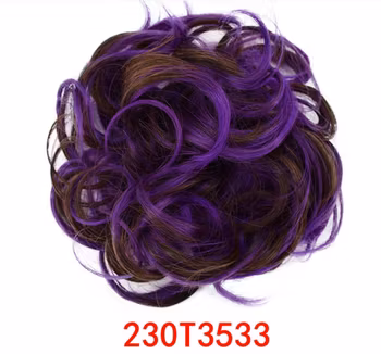 Scrunchie Hårbit Lockigt Vågig