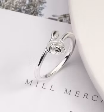925 Silverpläterade Ringar