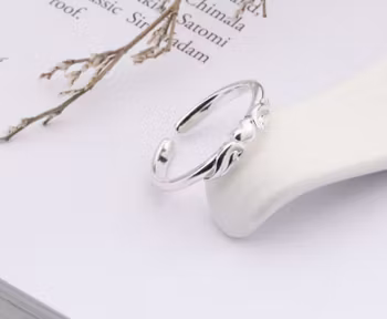 925 Silverpläterade Ringar