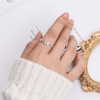 925 Silverpläterade Ringar