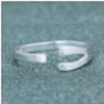 925 Silverpläterad Mode Ringar