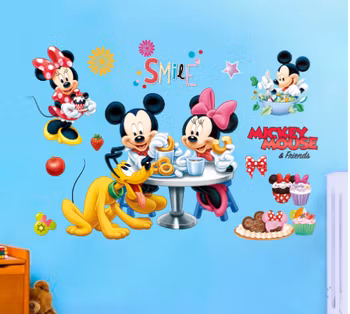 Disney Barnrummet Väggklistermärken
