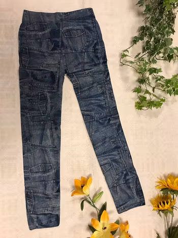 Super Stretch Legging i Jean Stil