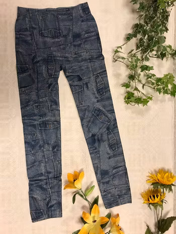 Super Stretch Legging i Jean Stil
