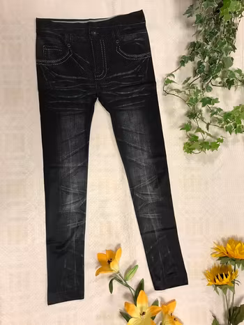 Super Stretch Legging i Jean Stil