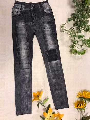 Super Stretch Legging i Jean Stil