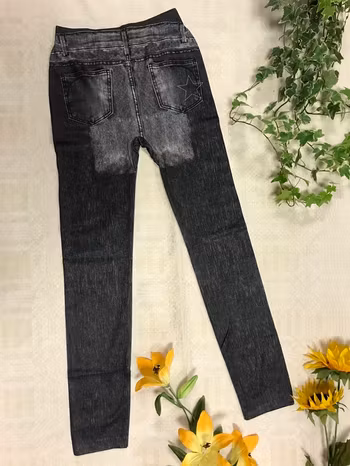 Super Stretch Legging i Jean Stil