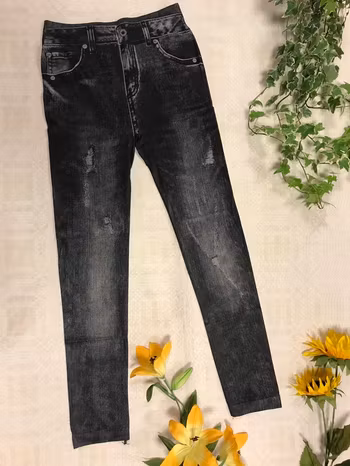 Super Stretch Legging i Jean Stil