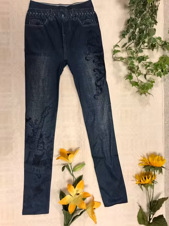 Super Stretch Legging i Jean Stil