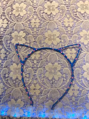 Handgjord Söt / Härlig Katt Diadem