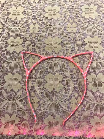 Handgjord Söt / Härlig Katt Diadem