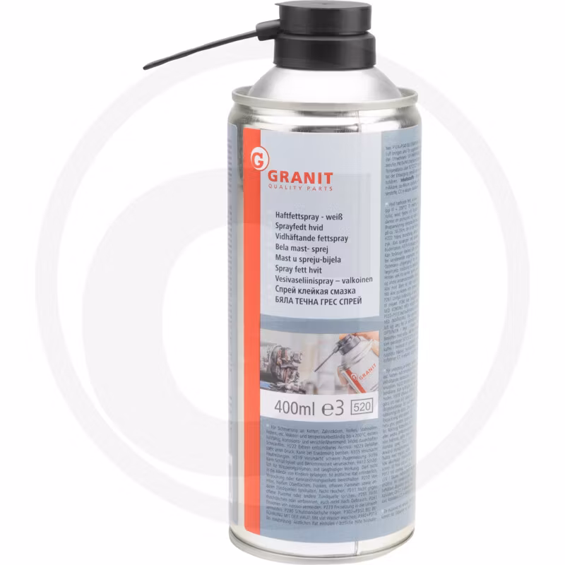 Självhäftande fettspray, vit
