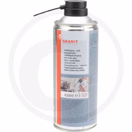Självhäftande fettspray, vit