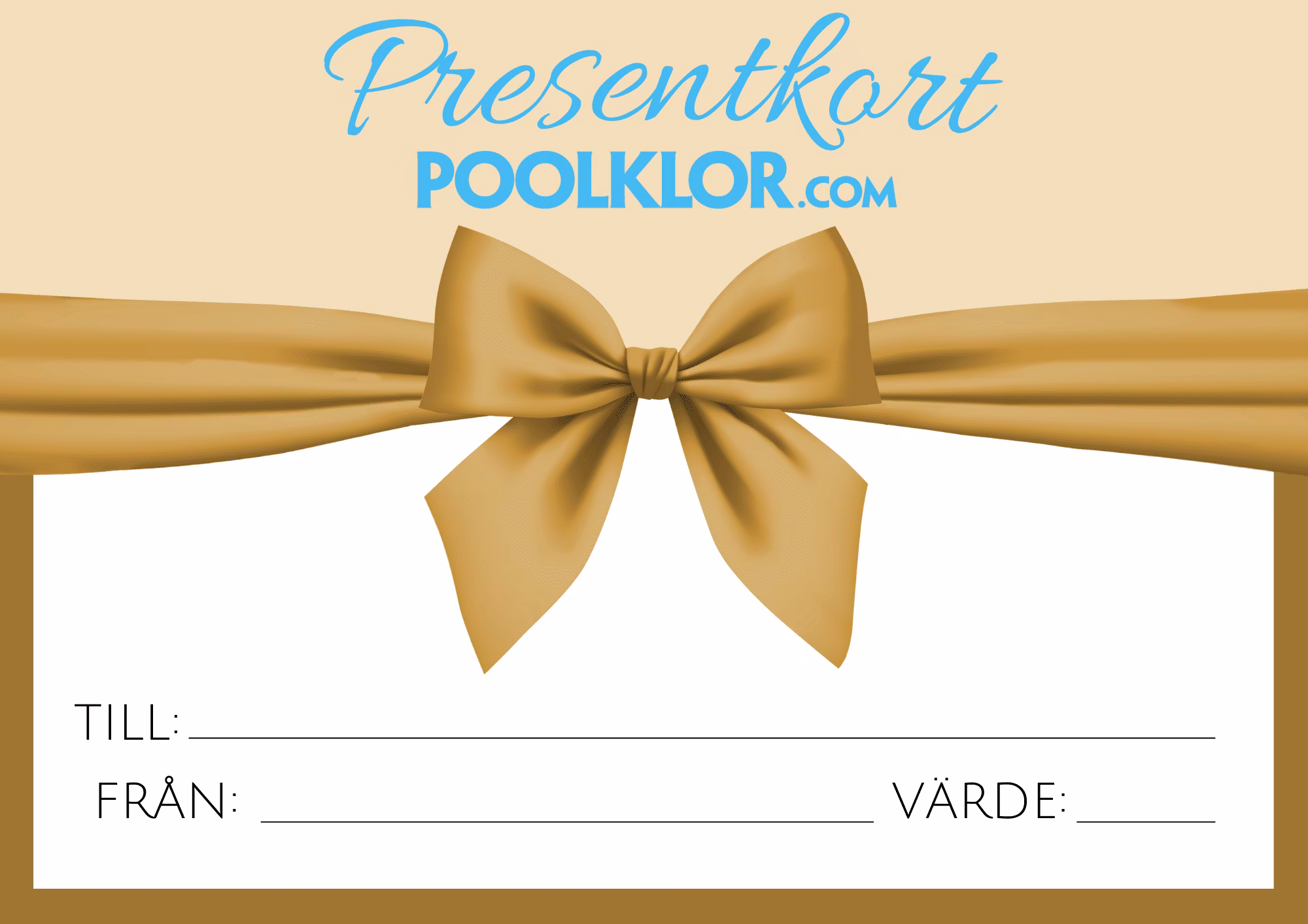 Presentkort - POOLKLOR.COM