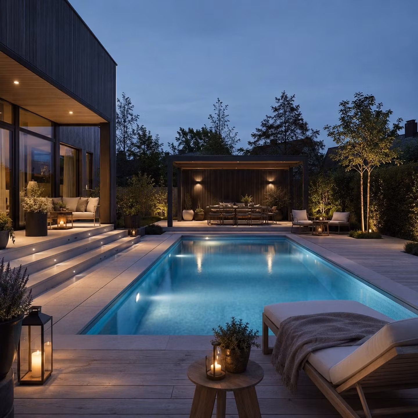 Poolbelysning - POOLKLOR.COM