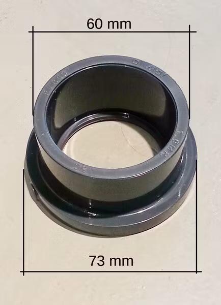 PVC fläns hona 50mm ventil - Poolklor