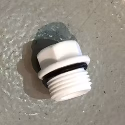 Dräneringsplugg värmepump ½" utv. gänga med o-ring
