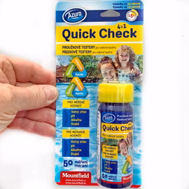 Quick Check - Teststickor för klor, pH, total alkalinitet samt cyanursyra 50st 4 in 1