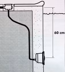 Belysningskit Astralpool för inmurning vit 300w