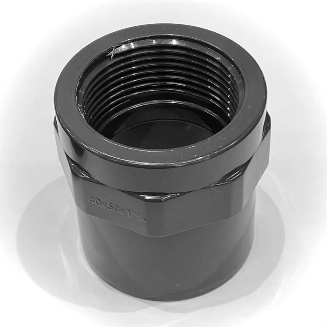 Pvc Inlet Inv PVC adaptor Utv. 50 mm - 1 1/4