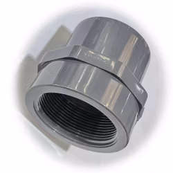 PVC adaptor Utv. 50 mm - 1 ½" inv gänga.