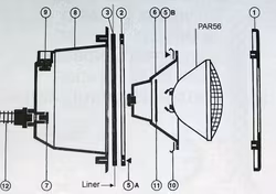 Lampa vit LED Astralpool
