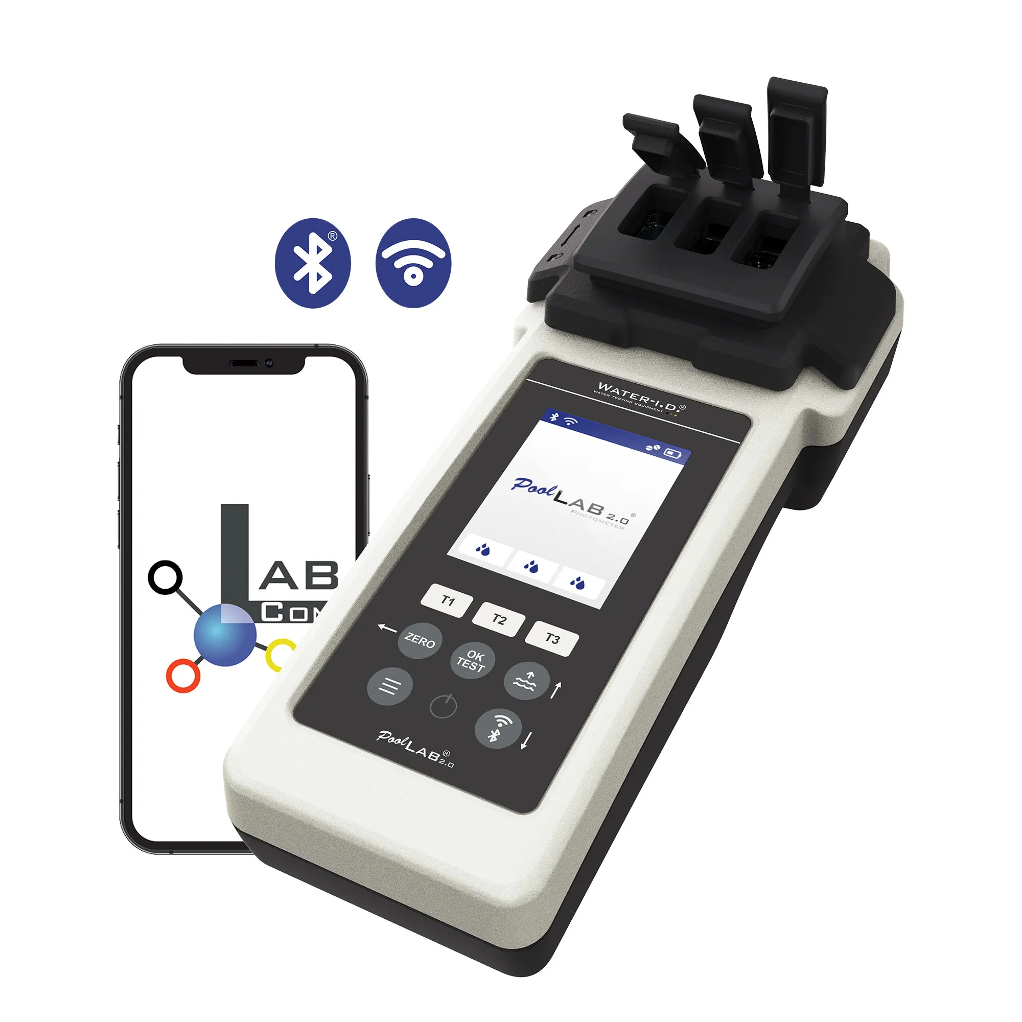 Pool Lab 2.0 Digital Pool Tester - Poolklor