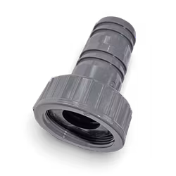 PVC adaptor slangstos 40/43 - 2" fri mutter inv
