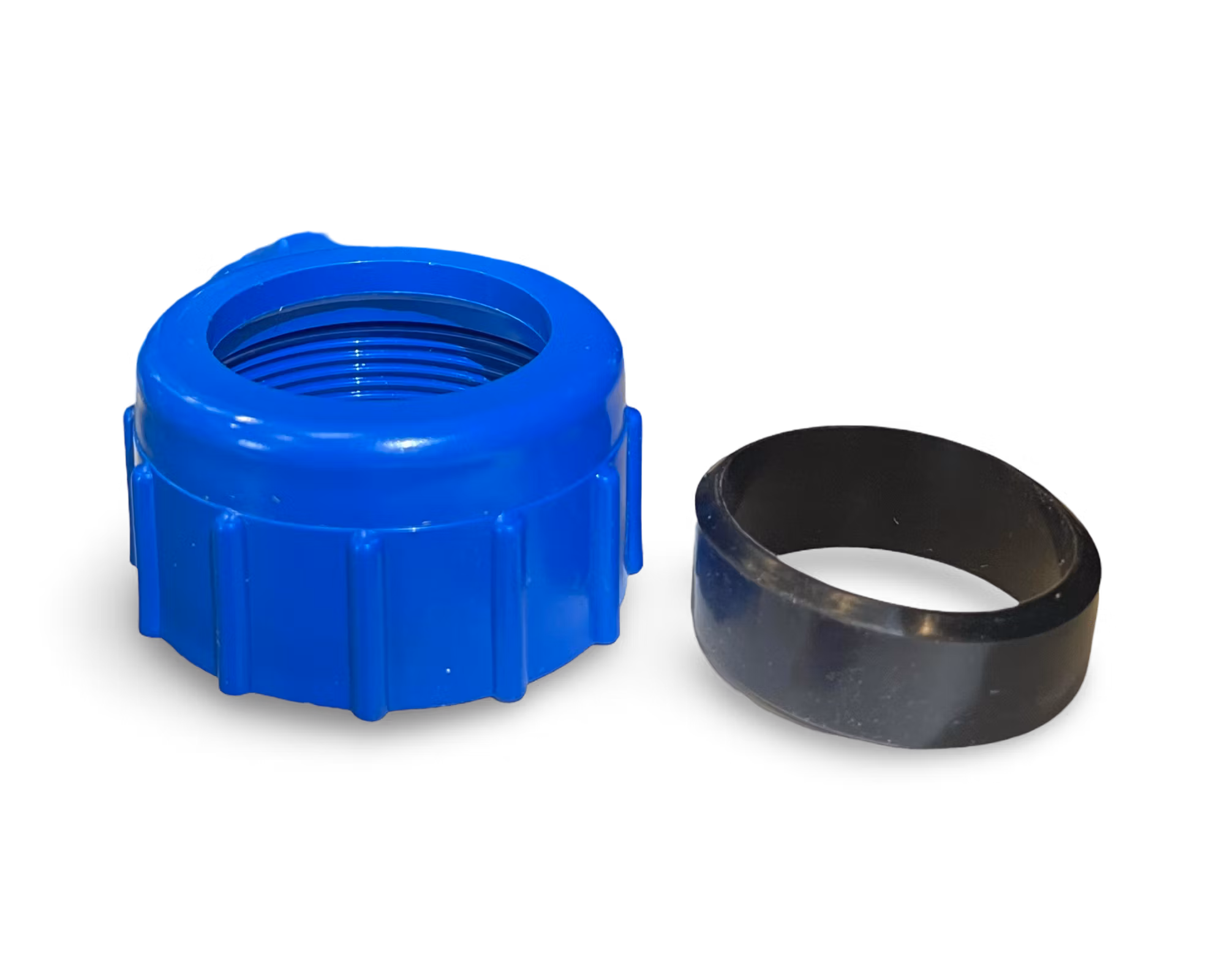 PVC blå mutter & packning till Azuro värmepump 5kW