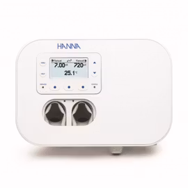 pH/ORP/Temperatur pool controller - Automatisk mätning och dosering av flytande klor och pH