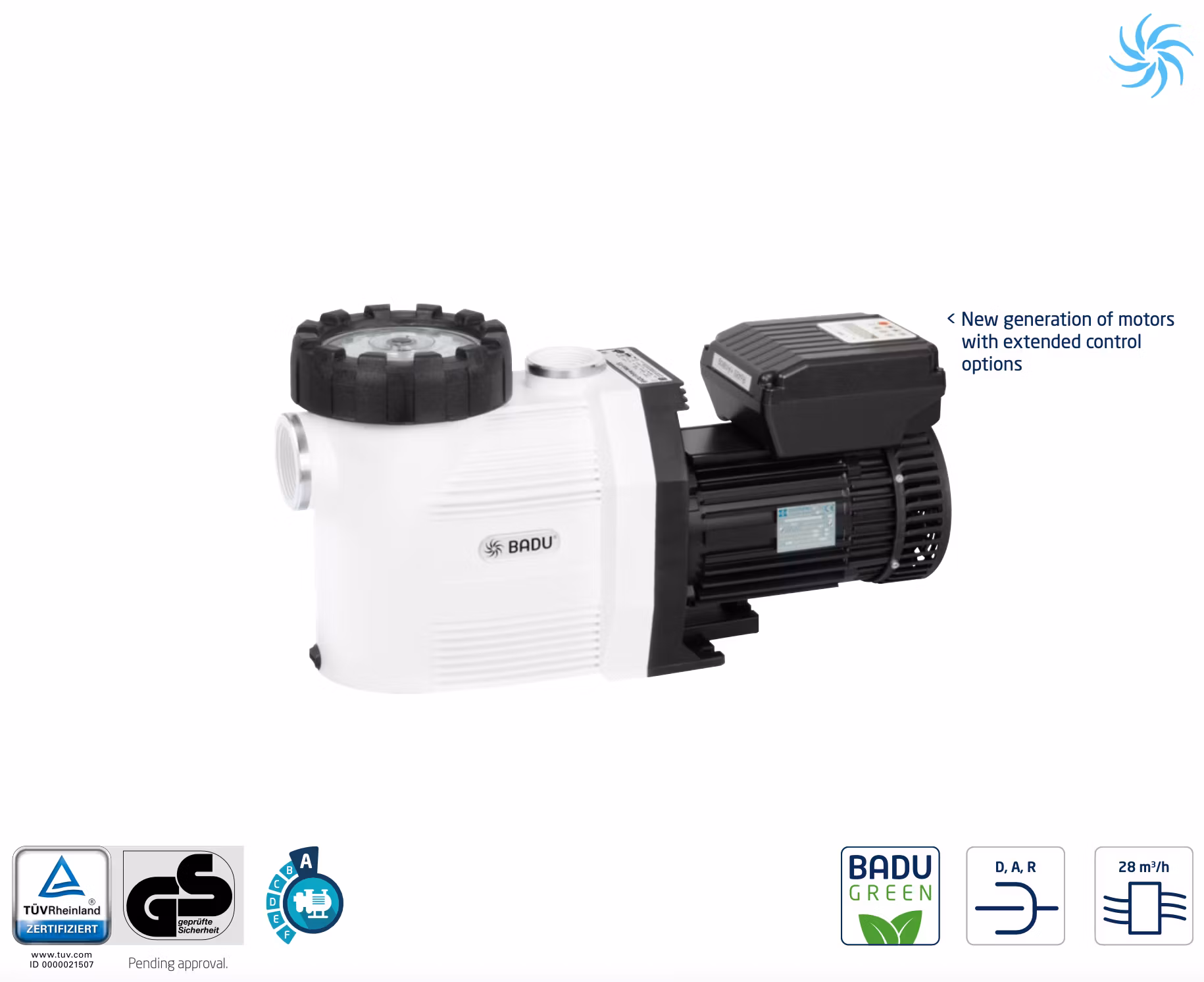 Smartpump XL - Speck BADU Prime Neo VS | 1.4kW | 1,9hk | 1-fas