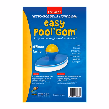Refill till Easy Pool'Gom - Magisk rengöringssvamp med handtag