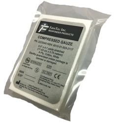 Compressed Gauze, steril gasbinda/tamponeringsväv