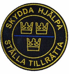 Tygmärke Skydda Hjälpa Ställa Tillrätta