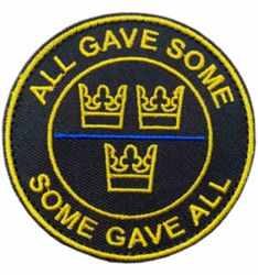Tygmärke All Gave Some - Some Gave All, runt