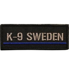 Tygmärke K9 Sweden