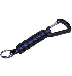 Nyckelring paracord med karbinhake