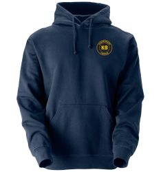 Hoodie K9 Sverige runt bröstmärke