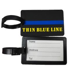 Bagagetag Thinblueline